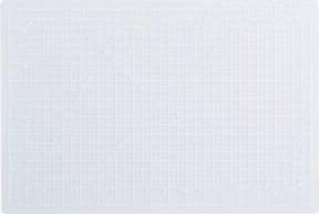 Dahle Vantage Premium Self - Healing Cutting Mat, 12" x 18", See - Through - The Merri Artist - merriartist.com