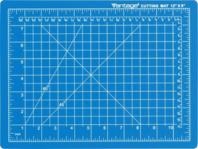 Dahle Vantage Premium Self - Healing Cutting Mat, 9" x 12", Blue - The Merri Artist - merriartist.com