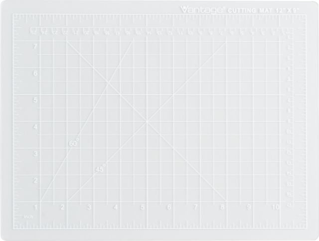 Dahle Vantage Premium Self - Healing Cutting Mat, 9" x 12", See - Through - The Merri Artist - merriartist.com