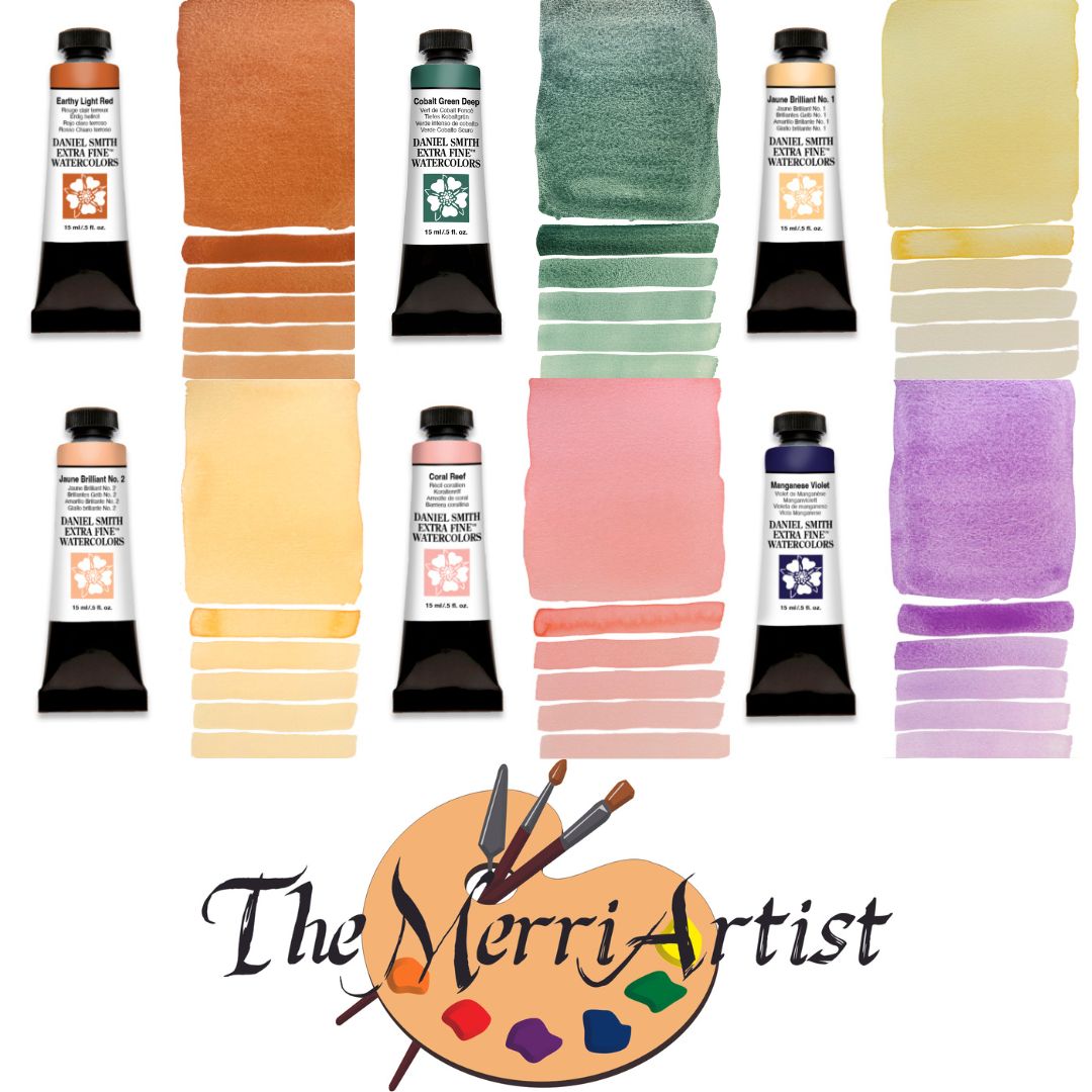 Daniel Smith 15 ml NEW colors for 2025 - Set of 6 - The Merri Artist - merriartist.com