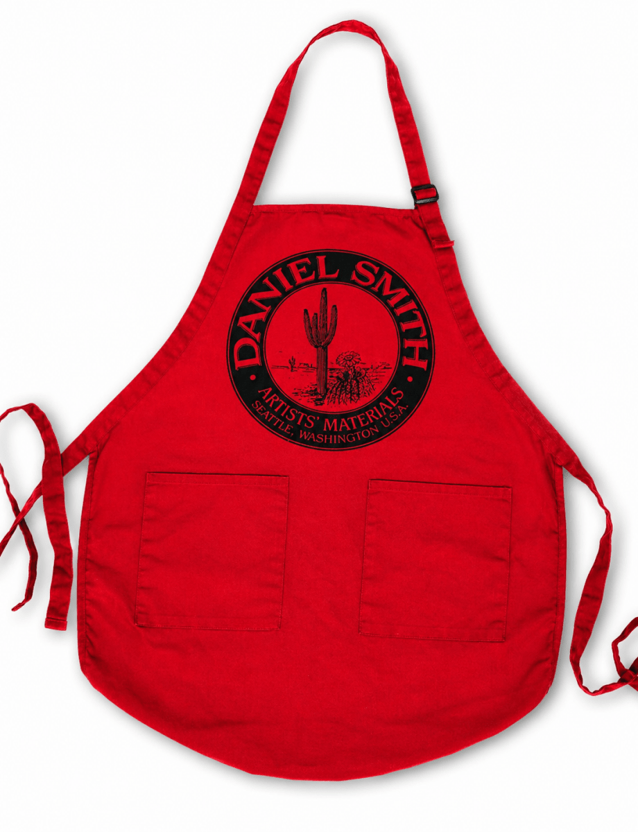 Daniel Smith Branded Apron - Red - The Merri Artist - merriartist.com