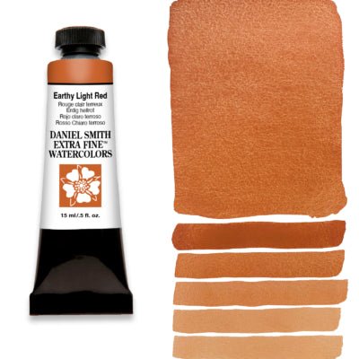 Daniel Smith Extra Fine Watercolor - Earthy Light Red 15 ml - NEW Color for 2025 - The Merri Artist - merriartist.com