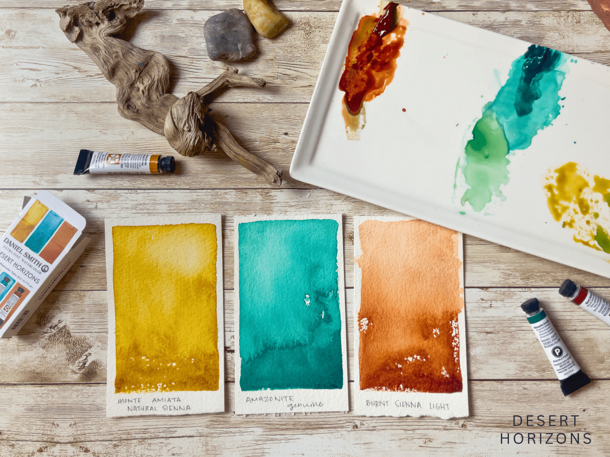 Daniel Smith Watercolor 5ml Tubes - Desert Horizons Set - 3 Tubes - (Available August 2025) - The Merri Artist - merriartist.com