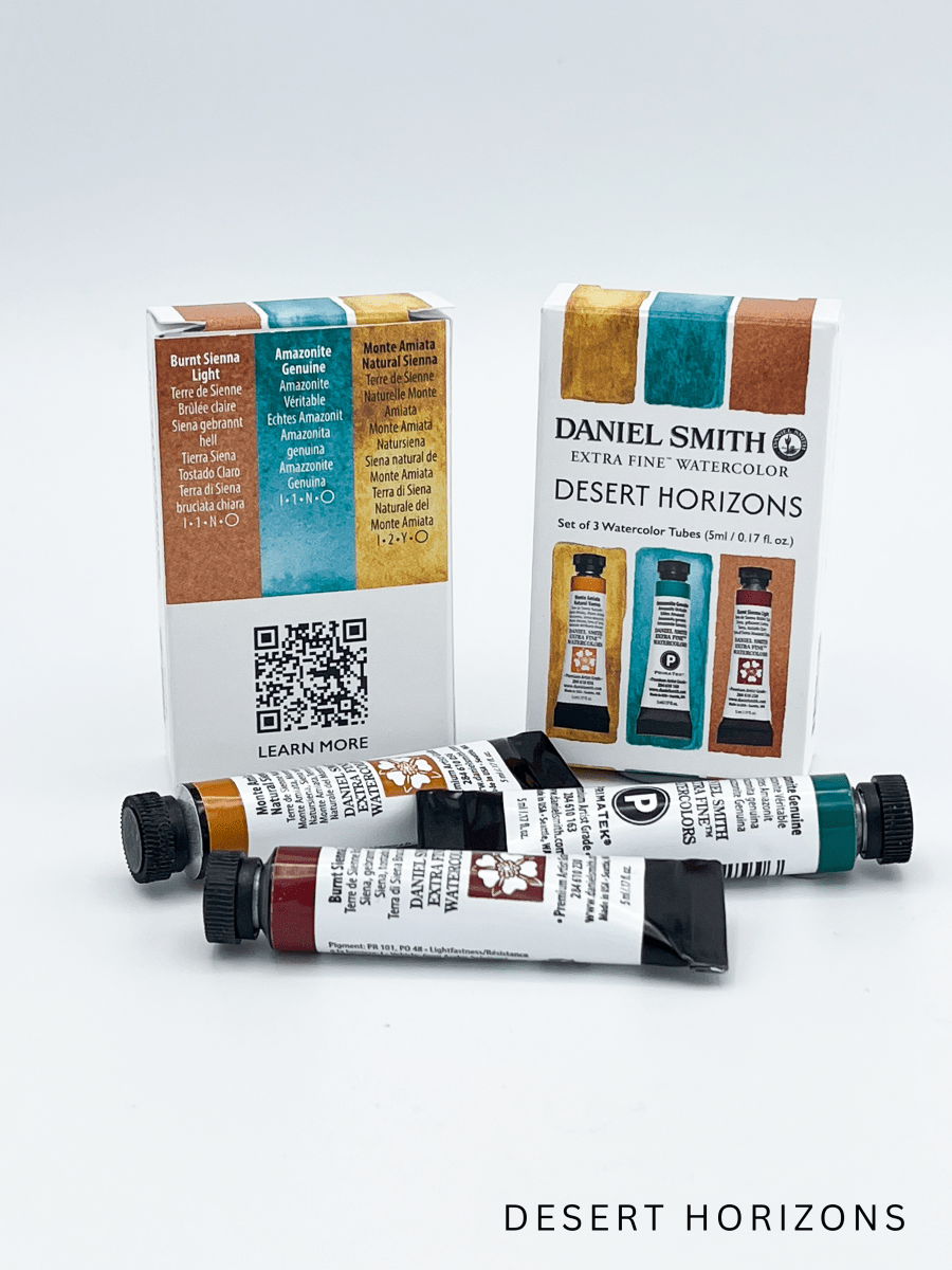 Daniel Smith Watercolor 5ml Tubes - Desert Horizons Set - 3 Tubes - (Available August 2025) - The Merri Artist - merriartist.com
