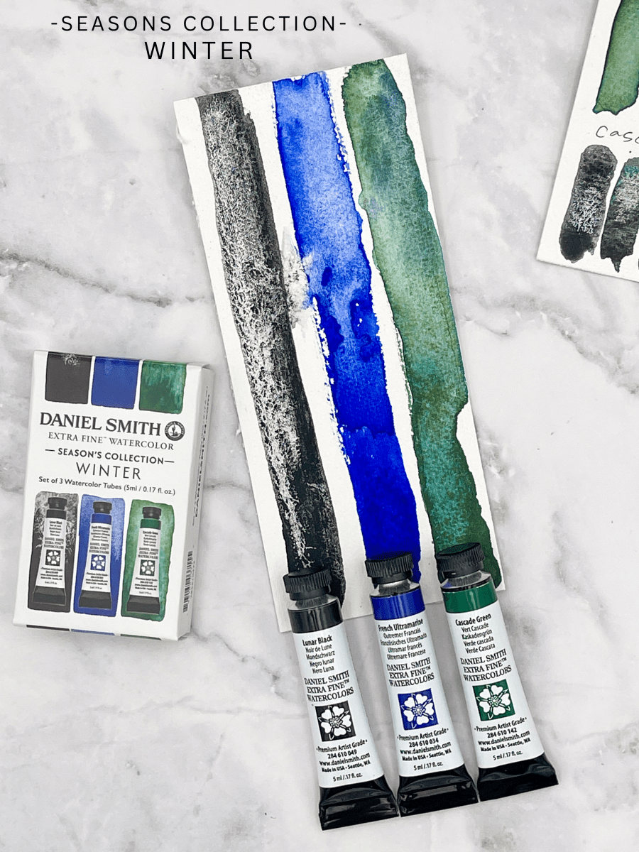 Daniel Smith Watercolor 5ml Tubes - Winter Set - 3 Tubes - (Available August 2025) - The Merri Artist - merriartist.com