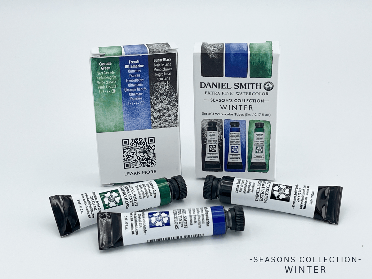 Daniel Smith Watercolor 5ml Tubes - Winter Set - 3 Tubes - (Available August 2025) - The Merri Artist - merriartist.com