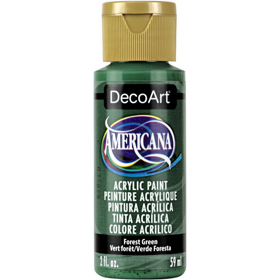 DecoArt Americana Acrylic 2 fl oz - Forest Green - The Merri Artist - merriartist.com