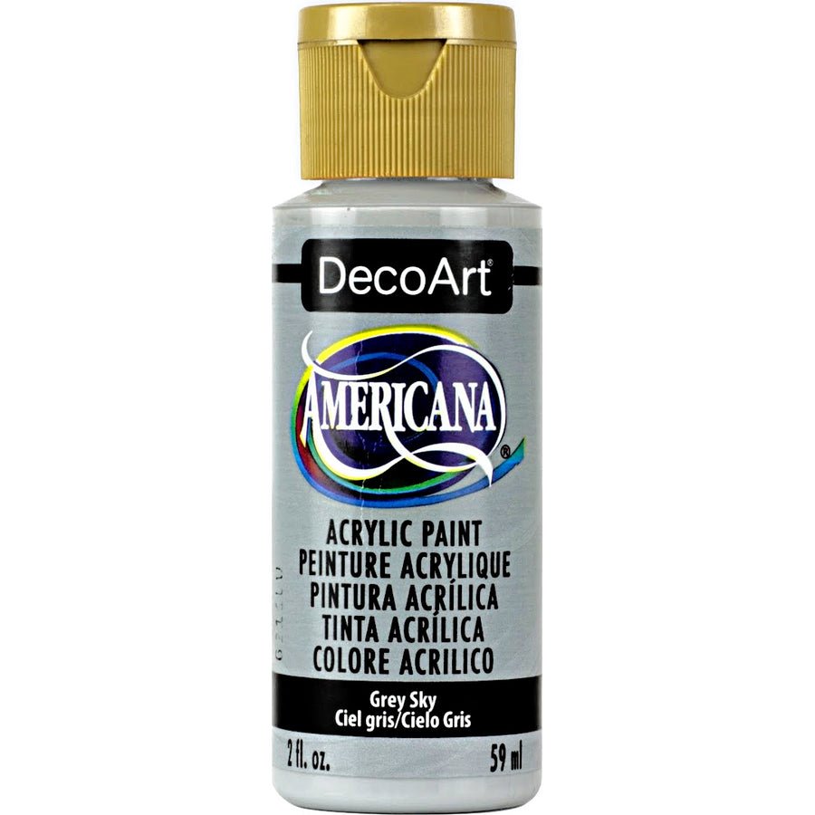 DecoArt Americana Acrylic 2 fl oz - Grey Sky - The Merri Artist - merriartist.com