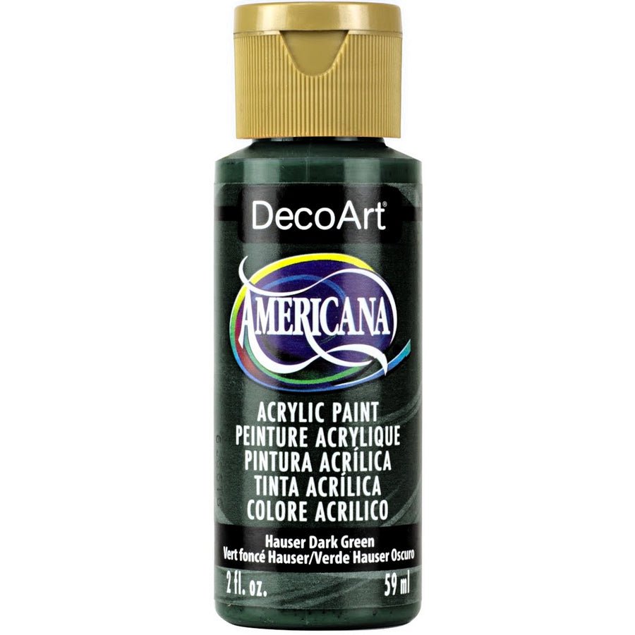 DecoArt Americana Acrylic 2 fl oz - Hauser Dark Green - The Merri Artist - merriartist.com