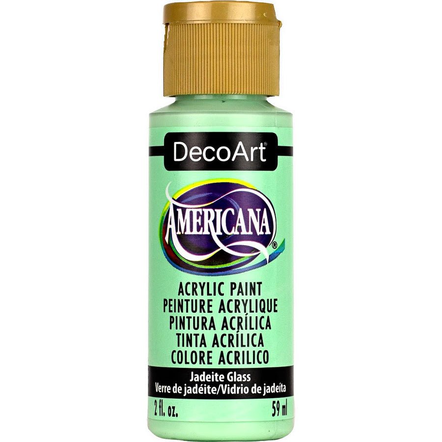 DecoArt Americana Acrylic 2 fl oz - Jadeite Glass - The Merri Artist - merriartist.com