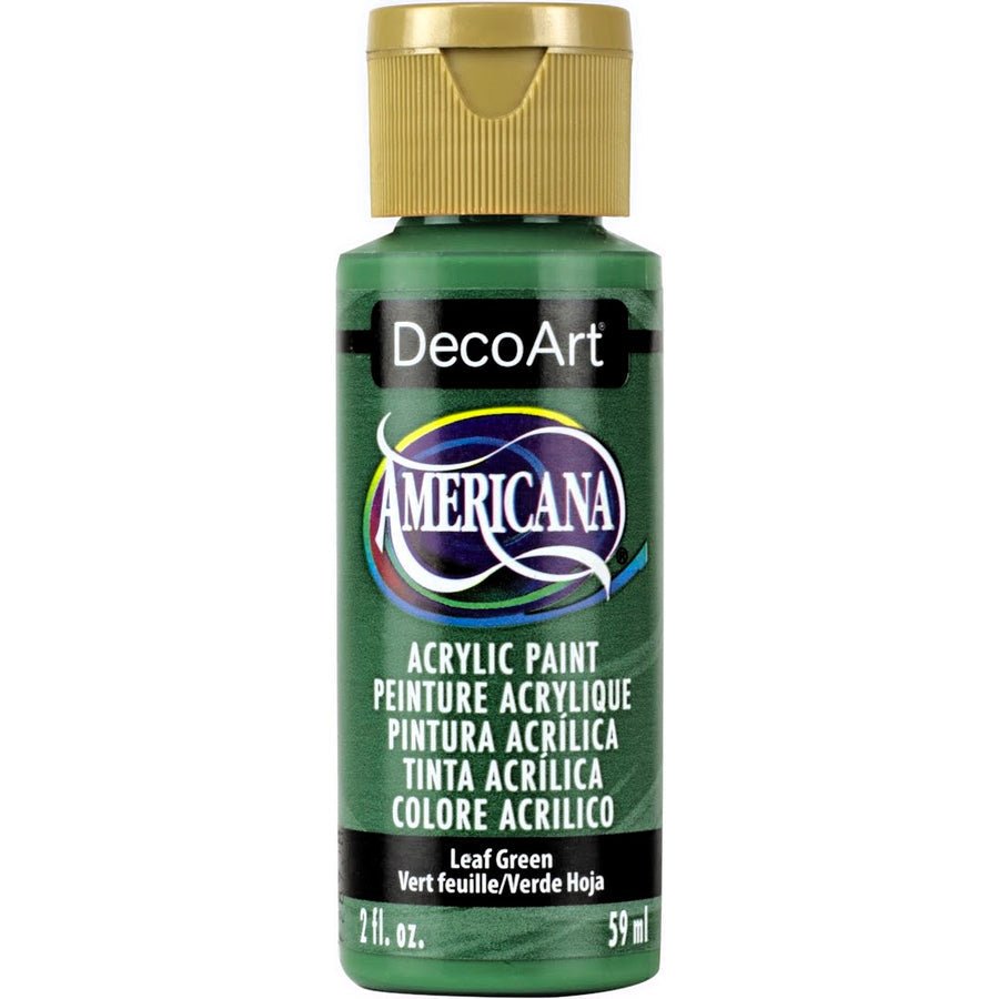 DecoArt Americana Acrylic 2 fl oz - Leaf Green - The Merri Artist - merriartist.com