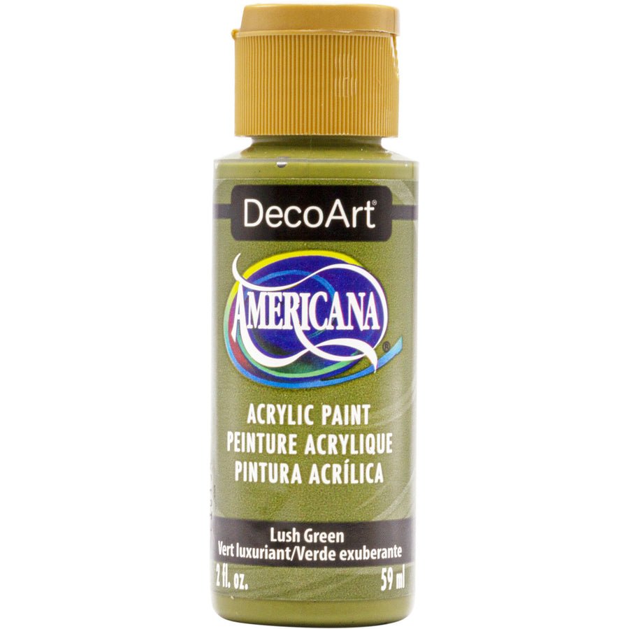 DecoArt Americana Acrylic 2 fl oz - Lush Green - The Merri Artist - merriartist.com