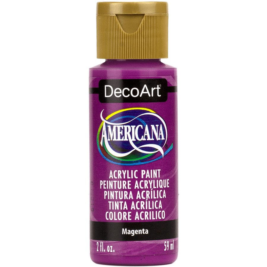 DecoArt Americana Acrylic 2 fl oz - Magenta - The Merri Artist - merriartist.com