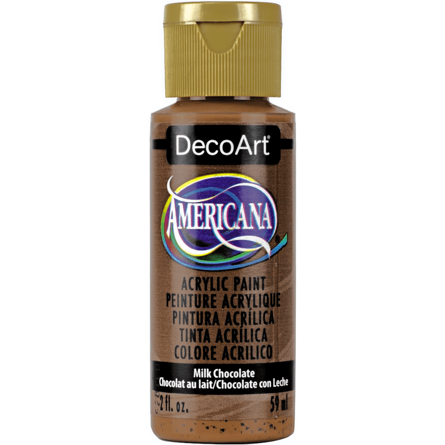 DecoArt Americana Acrylic 2 fl oz - Milk Chocolate - The Merri Artist - merriartist.com