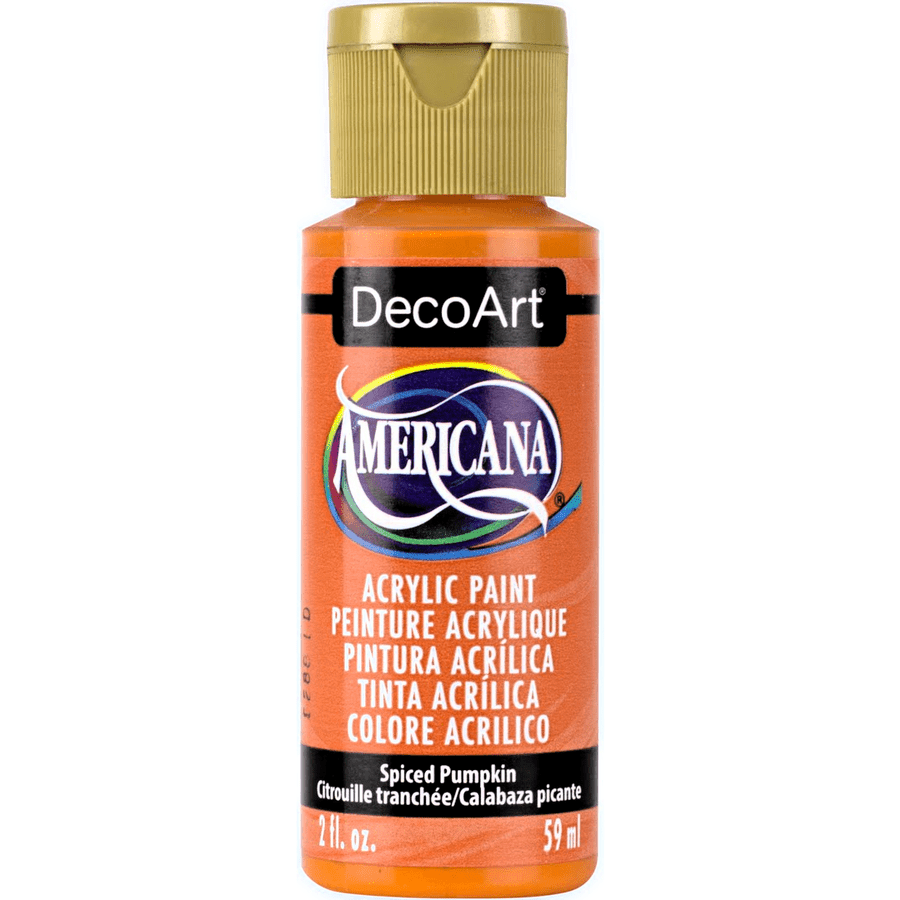 DecoArt Americana Acrylic 2 fl oz - Spiced Pumpkin - The Merri Artist - merriartist.com
