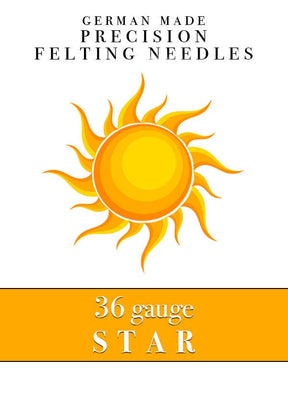 Desert Breeze Distributing - Precision Felting Needles 36 Gauge Star - The Merri Artist - merriartist.com