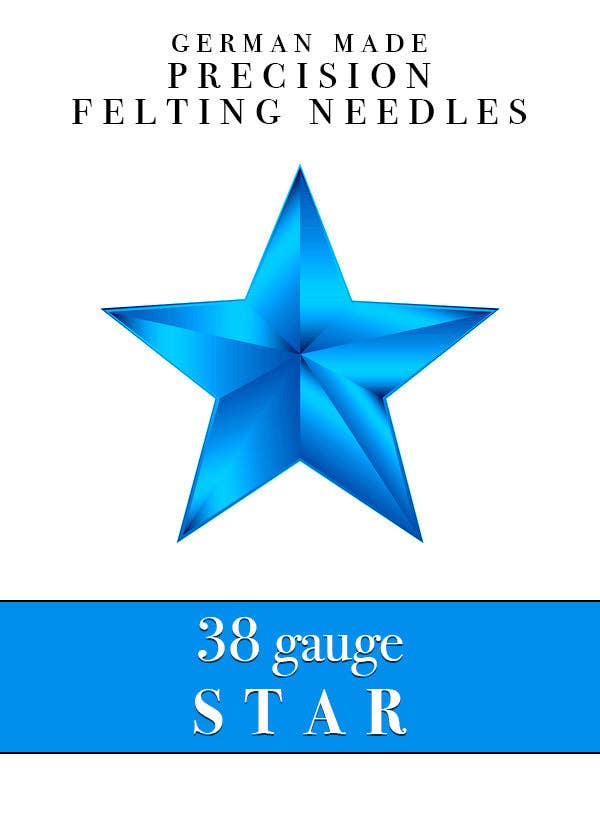 Desert Breeze Distributing - Precision Felting Needles 38 Gauge Star - The Merri Artist - merriartist.com