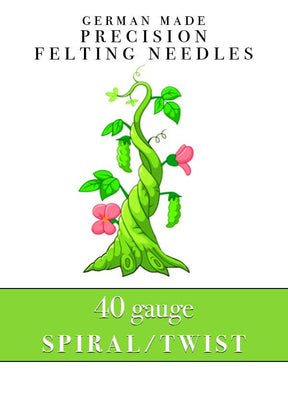 Desert Breeze Distributing - Precision Felting Needles 40 Gauge Spiral/Twist - The Merri Artist - merriartist.com
