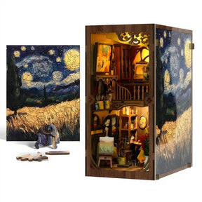 DIY Book Nook Kit: Golden Twilight Studio - The Merri Artist - merriartist.com