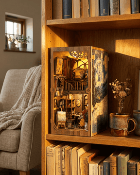 DIY Book Nook Kit: Golden Twilight Studio - The Merri Artist - merriartist.com
