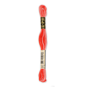 DMC 6 - Strand Cotton Embroidery Floss 8.7yd - 106 Variegated Coral - The Merri Artist - merriartist.com