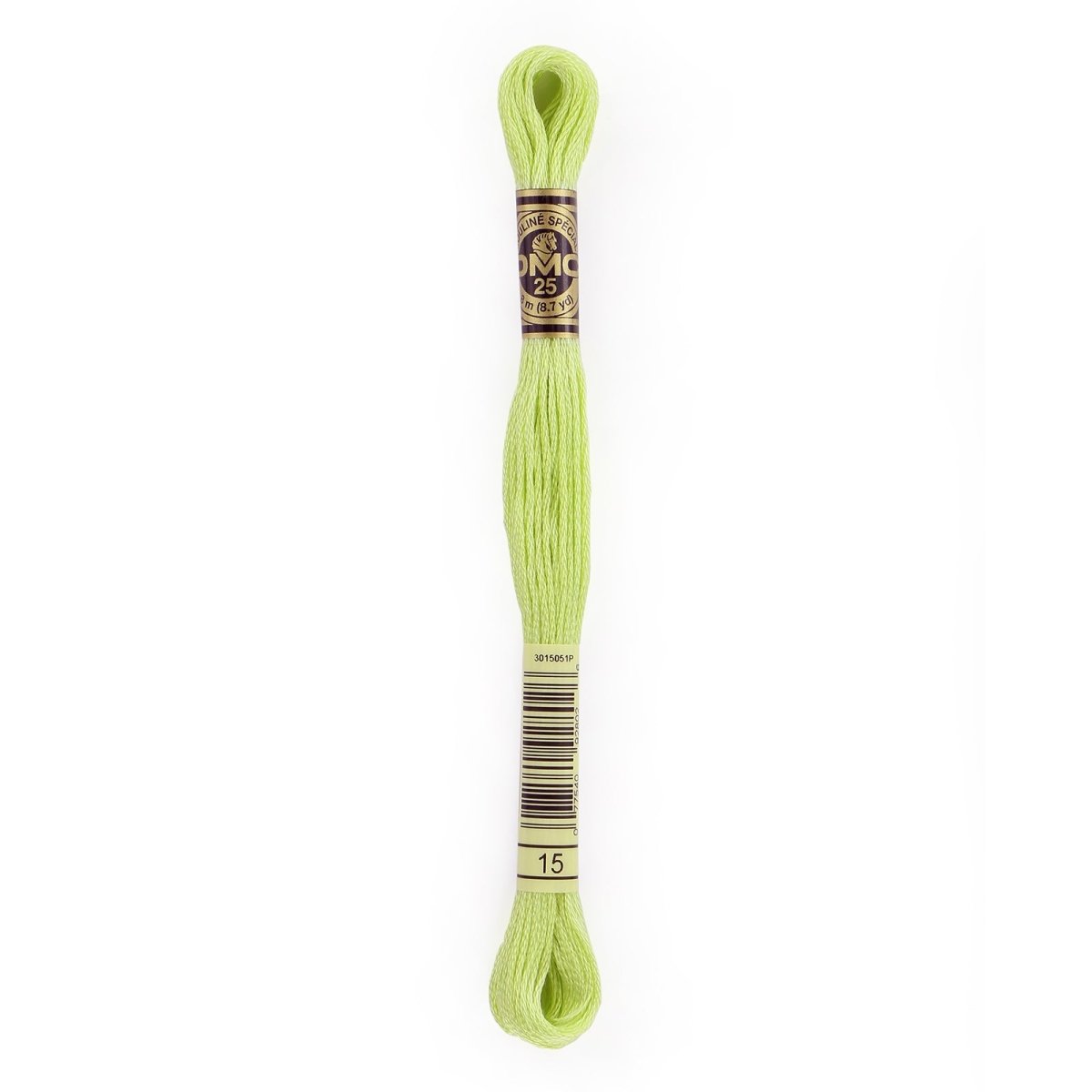 DMC 6 - Strand Cotton Embroidery Floss 8.7yd - 15 Apple Green - The Merri Artist - merriartist.com
