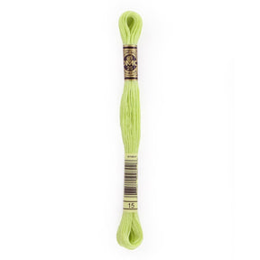 DMC 6 - Strand Cotton Embroidery Floss 8.7yd - 15 Apple Green - The Merri Artist - merriartist.com
