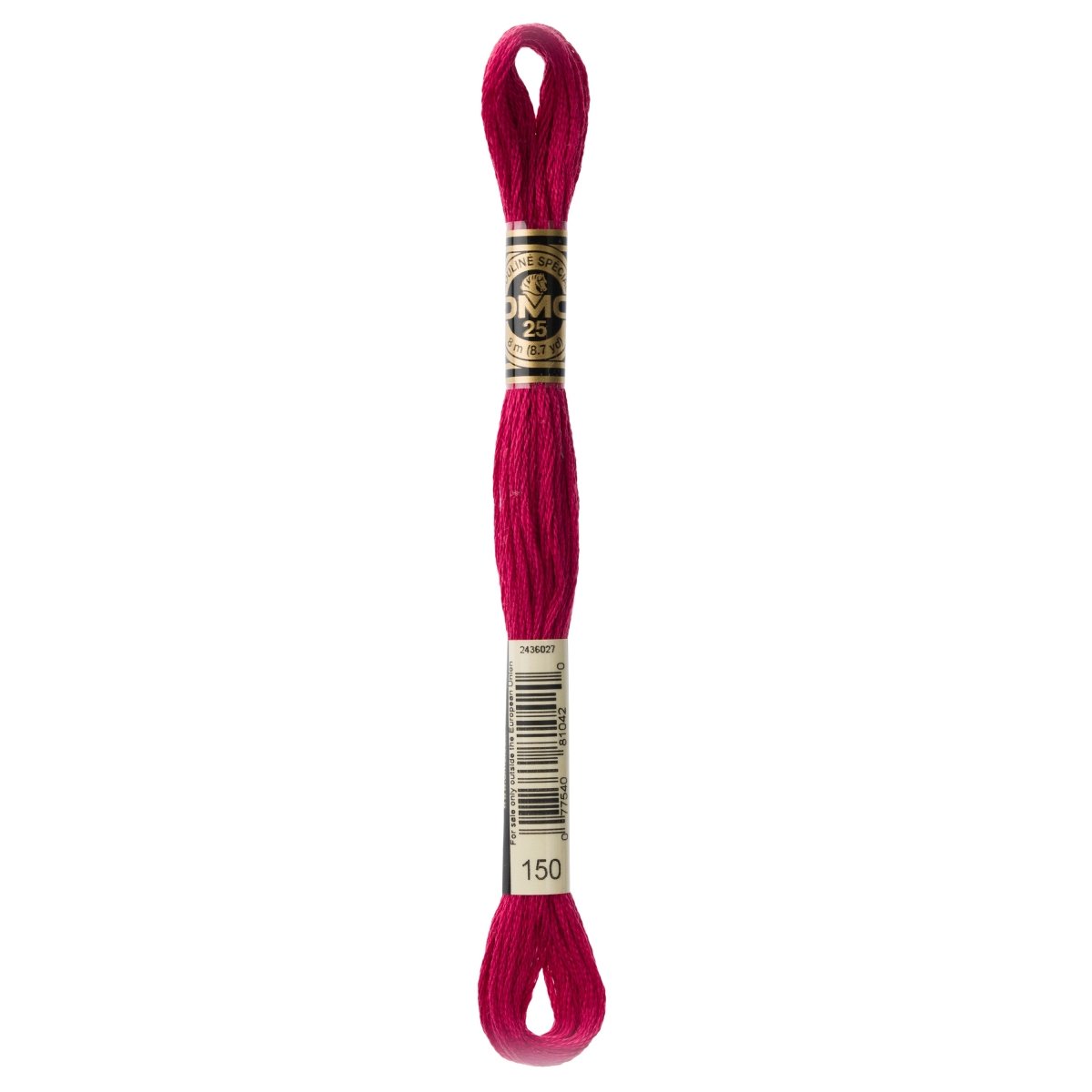 DMC 6 - Strand Cotton Embroidery Floss 8.7yd - 150 Ul.Very Dk.Dusty Rose - Darker t - The Merri Artist - merriartist.com