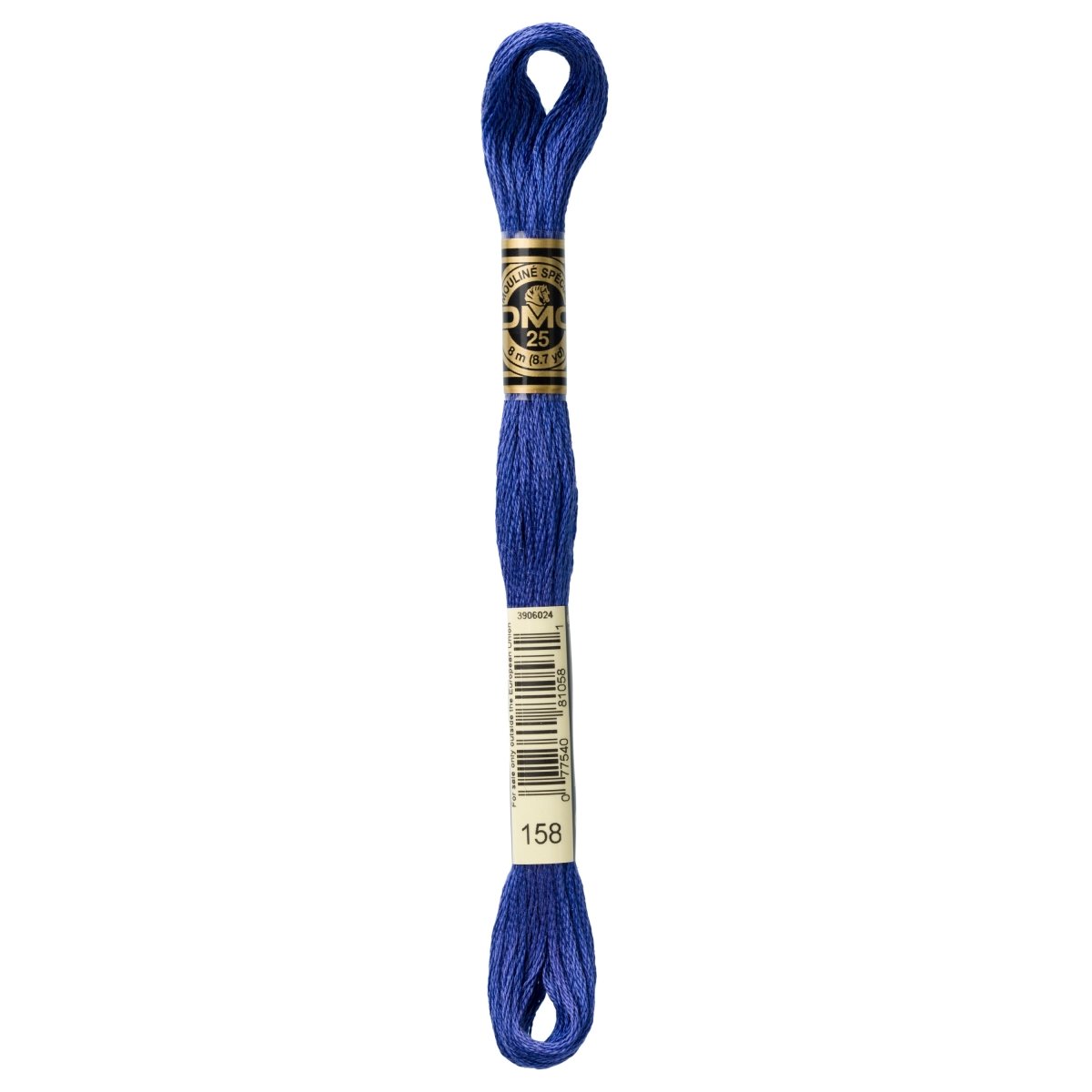 DMC 6 - Strand Cotton Embroidery Floss 8.7yd - 158 Med.Very Dk.Cornflower Blue - Bt - The Merri Artist - merriartist.com
