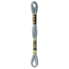 DMC 6 - Strand Cotton Embroidery Floss 8.7yd - 168 Very Light Pewter - The Merri Artist - merriartist.com