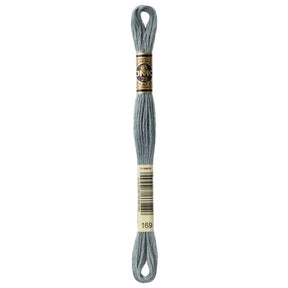 DMC 6 - Strand Cotton Embroidery Floss 8.7yd - 169 Light Pewter - The Merri Artist - merriartist.com