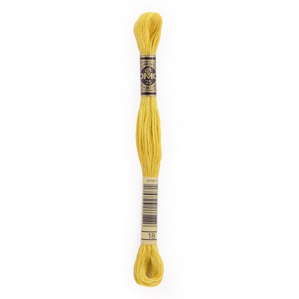 DMC 6 - Strand Cotton Embroidery Floss 8.7yd - 18 Yellow Plum - The Merri Artist - merriartist.com