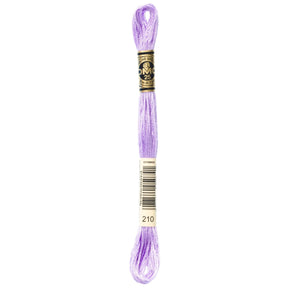 DMC 6 - Strand Cotton Embroidery Floss 8.7yd - 210 Medium Lavender - The Merri Artist - merriartist.com