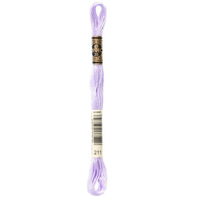 DMC 6 - Strand Cotton Embroidery Floss 8.7yd - 211 Light Lavender - The Merri Artist - merriartist.com