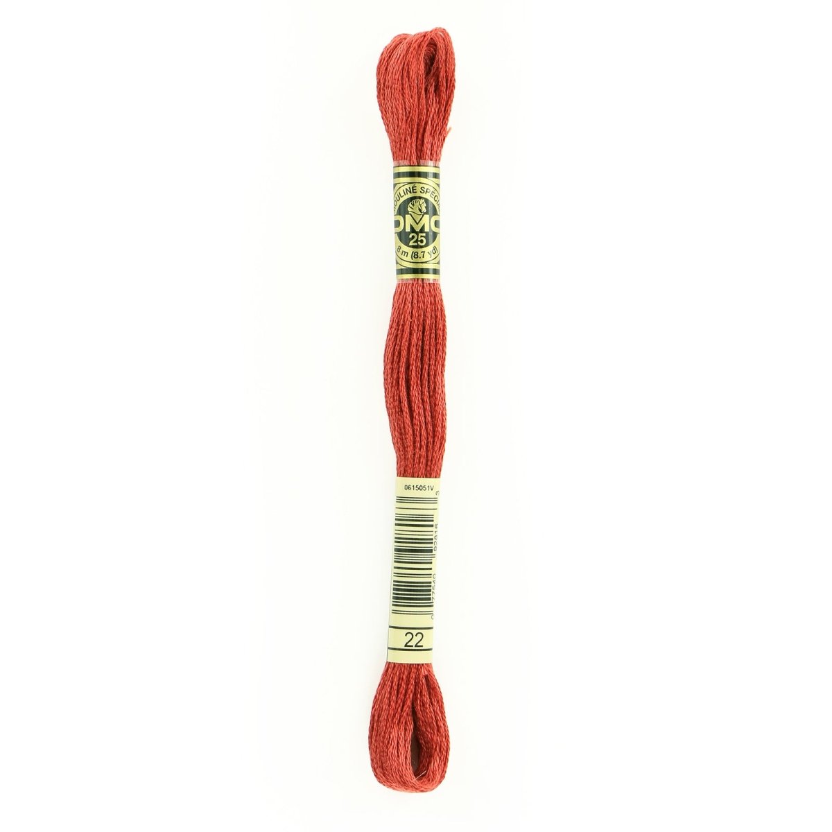 DMC 6 - Strand Cotton Embroidery Floss 8.7yd - 22 Alizarin - The Merri Artist - merriartist.com
