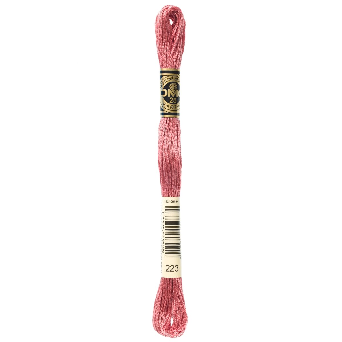 DMC 6 - Strand Cotton Embroidery Floss 8.7yd - 223 Medium Shell Pink - The Merri Artist - merriartist.com
