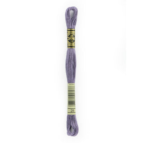 DMC 6 - Strand Cotton Embroidery Floss 8.7yd - 28 Medium Light Eggplant - The Merri Artist - merriartist.com