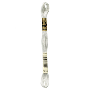 DMC 6 - Strand Cotton Embroidery Floss 8.7yd - 3024 Very Light Brown Grey - The Merri Artist - merriartist.com