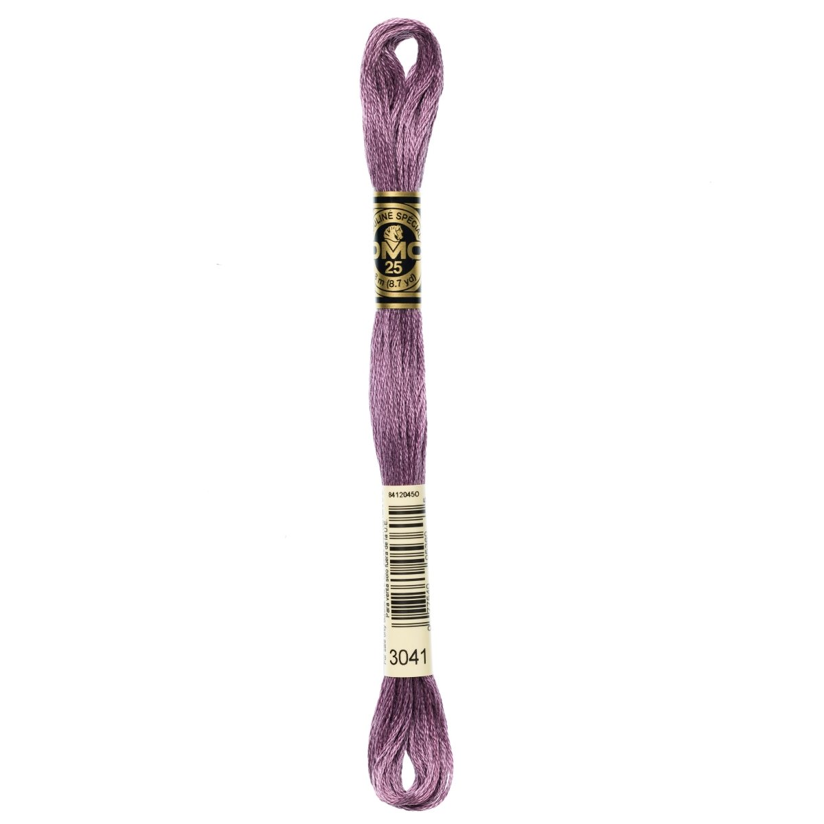DMC 6 - Strand Cotton Embroidery Floss 8.7yd - 3041 Medium Antique Violet - The Merri Artist - merriartist.com