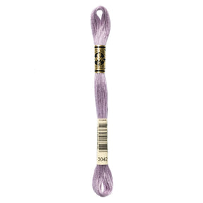 DMC 6 - Strand Cotton Embroidery Floss 8.7yd - 3042 Light Antique Violet - The Merri Artist - merriartist.com