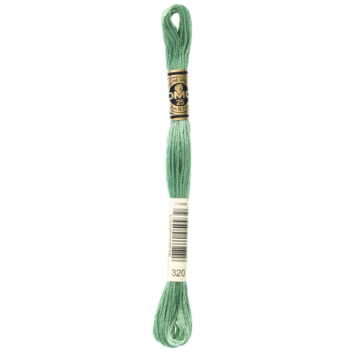 DMC 6 - Strand Cotton Embroidery Floss 8.7yd - 320 Medium Pistachio Green - The Merri Artist - merriartist.com