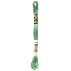 DMC 6 - Strand Cotton Embroidery Floss 8.7yd - 320 Medium Pistachio Green - The Merri Artist - merriartist.com
