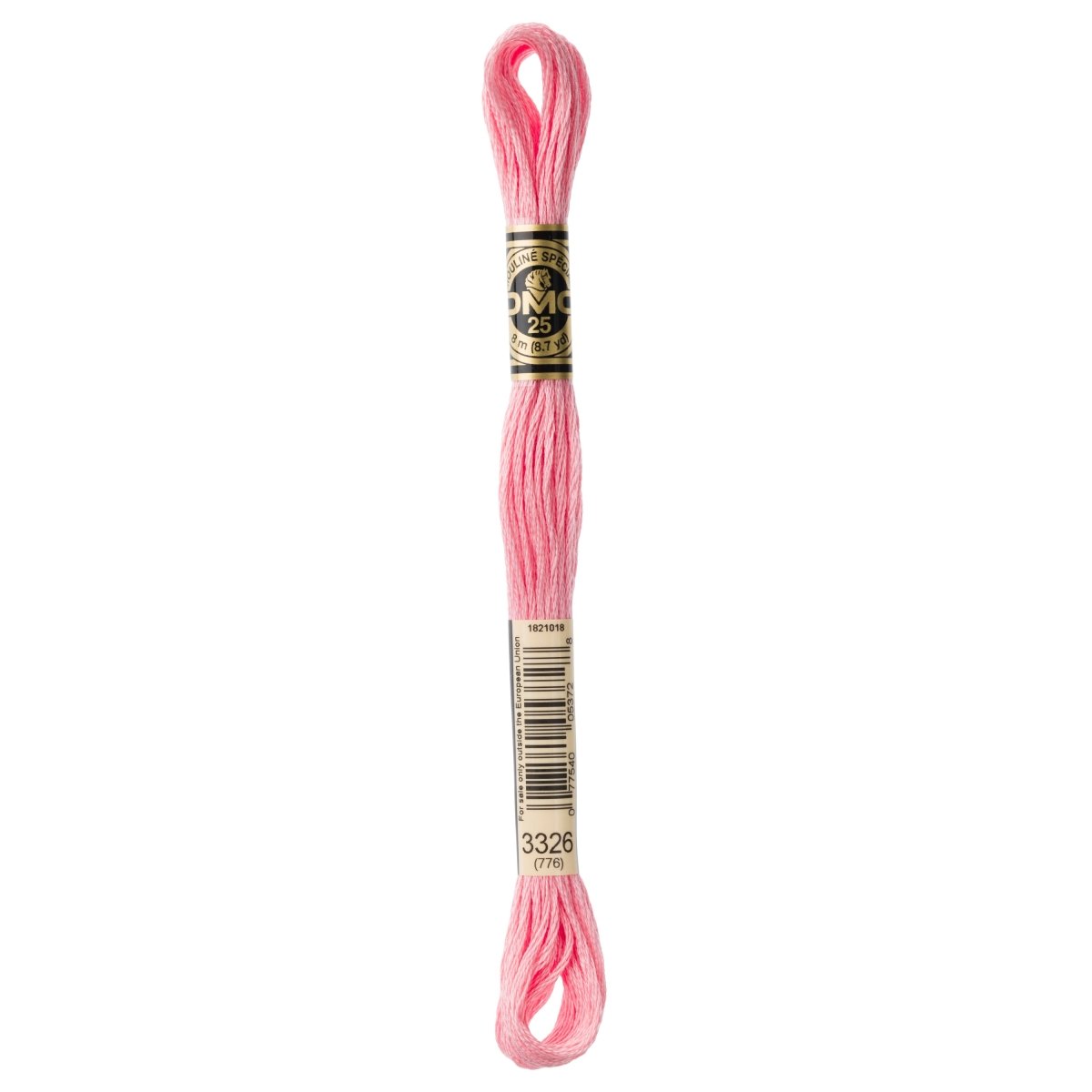 DMC 6 - Strand Cotton Embroidery Floss 8.7yd - 3326 Light Rose - The Merri Artist - merriartist.com