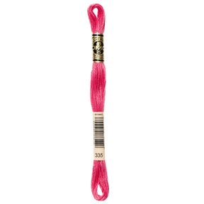 DMC 6 - Strand Cotton Embroidery Floss 8.7yd - 335 Rose - The Merri Artist - merriartist.com