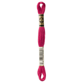 DMC 6 - Strand Cotton Embroidery Floss 8.7yd - 3350 Ultra Dark Dusty Rose - The Merri Artist - merriartist.com