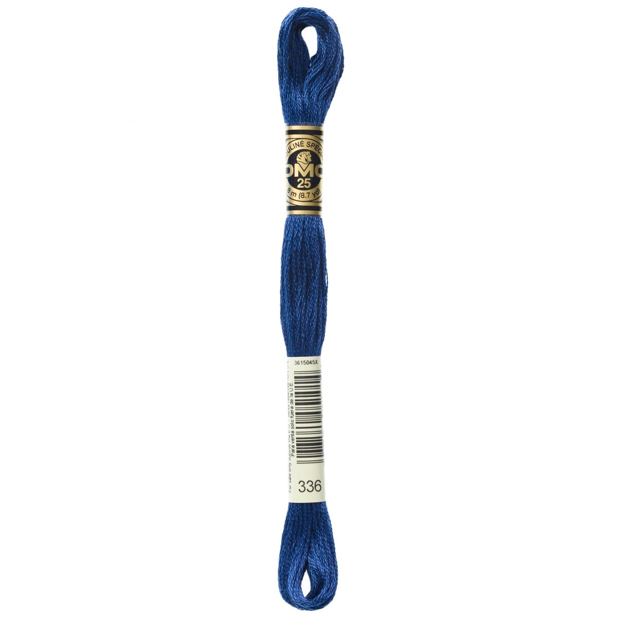 DMC 6 - Strand Cotton Embroidery Floss 8.7yd - 336 Navy Blue - The Merri Artist - merriartist.com
