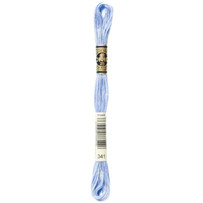 DMC 6 - Strand Cotton Embroidery Floss 8.7yd - 341 Light Blue Violet - The Merri Artist - merriartist.com