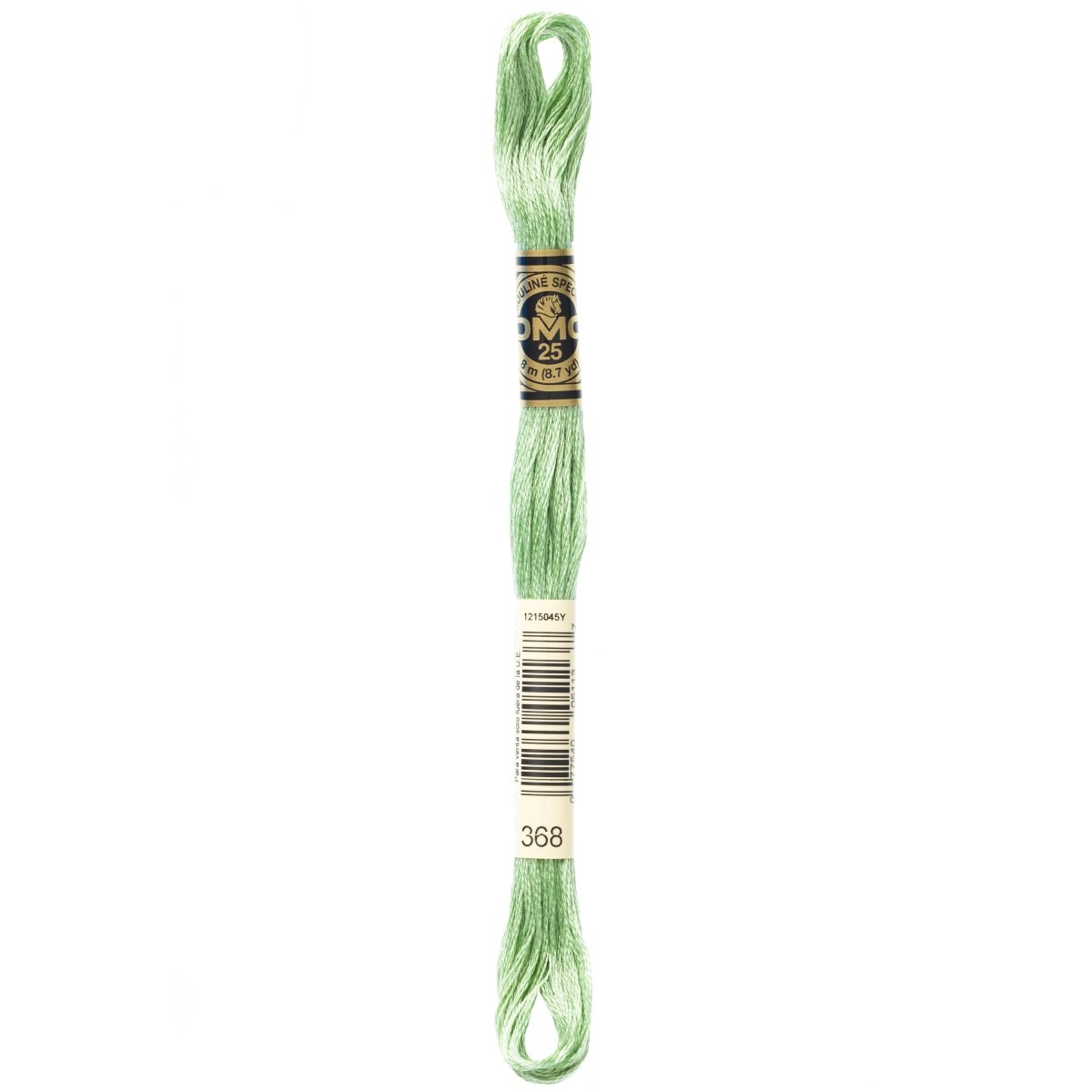 DMC 6 - Strand Cotton Embroidery Floss 8.7yd - 368 Light Pistachio Green - The Merri Artist - merriartist.com