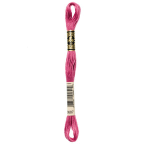 DMC 6 - Strand Cotton Embroidery Floss 8.7yd - 3687 Mauve - The Merri Artist - merriartist.com