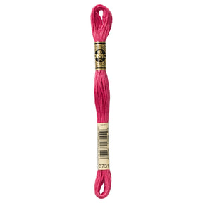 DMC 6 - Strand Cotton Embroidery Floss 8.7yd - 3731 Very Dark Dusty Rose - The Merri Artist - merriartist.com